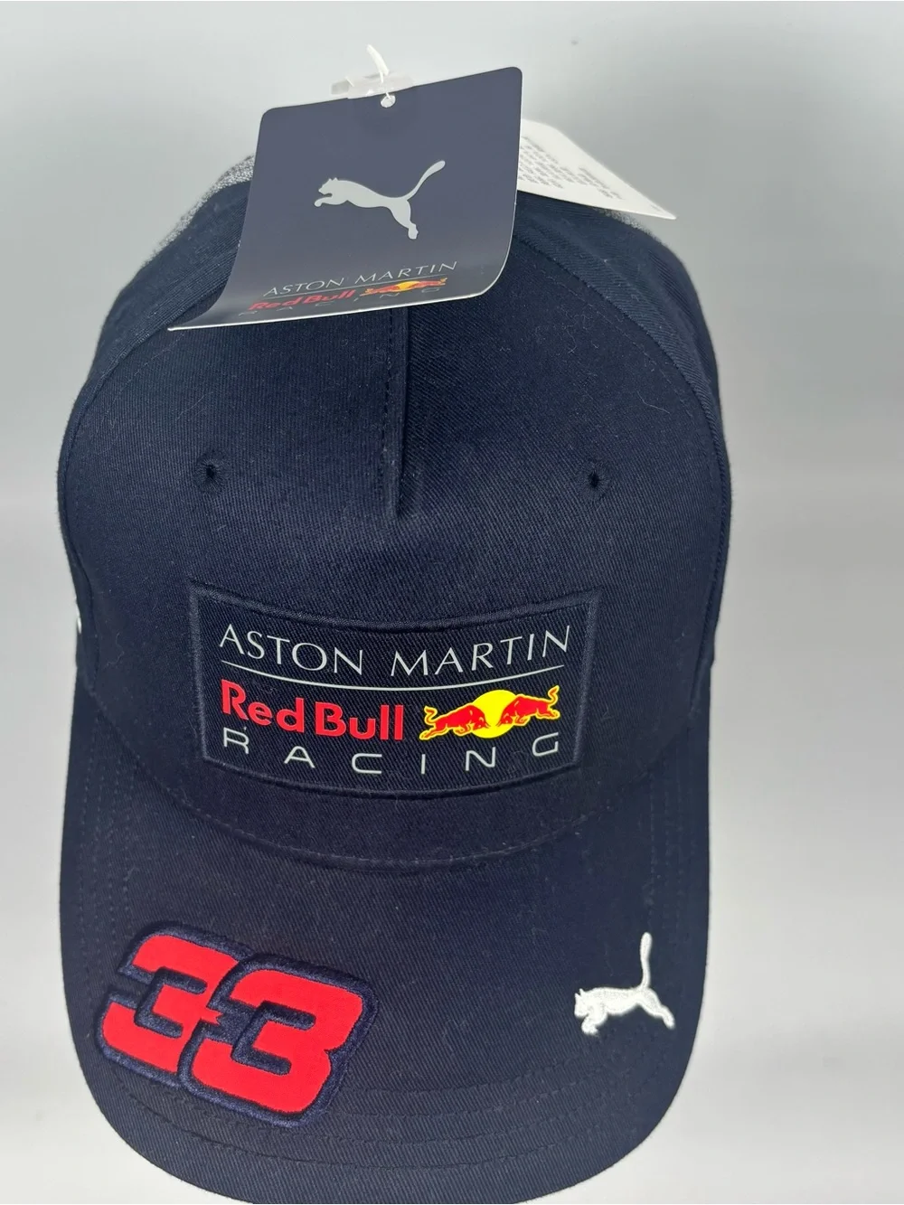 NWT F1 2016 Aston Martin Red Bull Verstappen 33 Cap